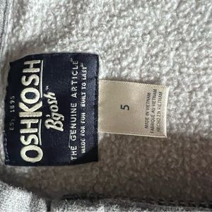 2 size 5 kids zip up sweaters champion/oshkosh